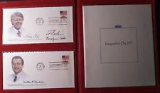 JIMMY CARTER, AND ROSLYN CARTER  SIGNED INAUGURATION COVER IN PRESENTATION CASE. picture
