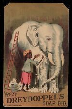 Benson's Aromatic Soap Victorian Trade Card Dreydoppel's White Elephant picture