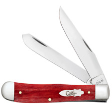 Case xx Knives Smooth Old Red Bone Trapper Stainless 11320 Pocket Knife picture