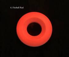 FIREBALL Red TurboGlow in the Dark lanyard bead Keychain Paracord bead Dog tag picture