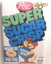 Super Sugar Crisp Vintage Cereal Box 2