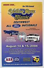 Yellow Rose Classic SW Nat North Texas Mustang Club POSTER- 11
