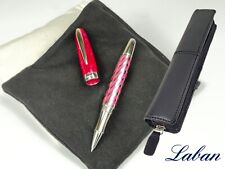 Laban Enamel Pink Oval Rollerball Pen picture