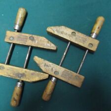 JORGENSEN WOOD CLAMPS. VINTAGE WOODWORKING TOOL. picture