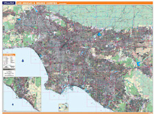 PROSERIES WALL MAP: LOS ANGELES & ORANGE COUNTIES (R) picture