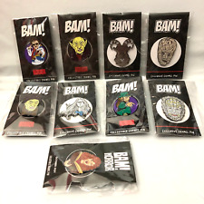 Bam Horror Lot of 9  Enamel Pins  picture