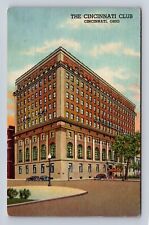 Cincinnati OH-Ohio, Cincinnati Club, Advertising, Antique Vintage Postcard picture