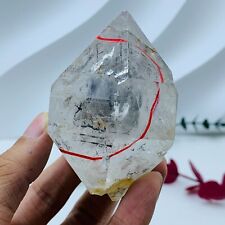 Natural mine-run Enhydro Crystal Herkimer Diamond moving water carbon&stone 251g picture