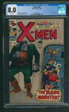 Uncanny X-Men #40 CGC 8.0 White Pages Marvel 1968 Frankenstein Cyclops Origin picture