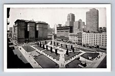 San Francisco CA- California, Aerial Union Square, Antique, Vintage Postcard picture