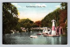 Lincoln NE-Nebraska, Epworth Park, Antique, Vintage Postcard picture
