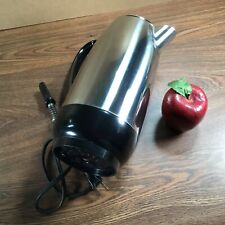 Vtg. Farberware Electric Super Fast 12-CUP Stainless Percolator Model 142 Tested picture