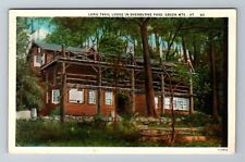 Green Mountains VT-Vermont, Long Trail Lodge, Antique, Vintage Souvenir Postcard picture