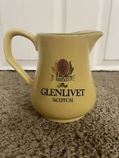 Vintage The Glenlivet Scotch Yellow Ceramic Bar Pitcher - 6