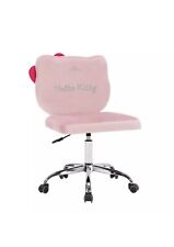 Impressions Vanity Hello Kitty Kawaii Swivel Vanity Armless Chair (Pink) picture