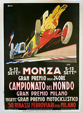 NIZZOLI Monza Racing Milano POSTER (Printed In Italy) - 19
