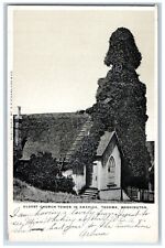 Tacoma Washington WA Postcard Oldest Church Tower America c1906 Vintage Antique picture