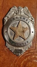 Antique Wild West Marshal Badge Utah Authentic  picture