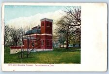 Crawfordsville Indiana Postcard Gen Lew Wallace Library Building Exterior 1910 picture
