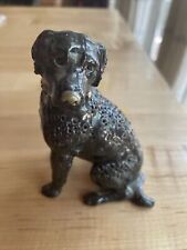 Rare Jay Strongwater 4”  Sitting Black Lab Jeweled Figurine picture