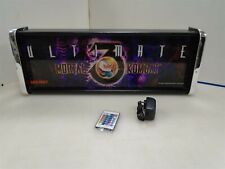 Ultimate Mortal Kombat 3 Marquee Game/Rec Room LED Display light box picture