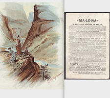 Silverton Colorado 1889 Gu-Ma-Gum Malena Remedy Victorian Advertising Trade Card picture