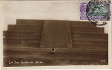 PC MEXICO, SAN JUAN TEOTIHUACAN, Vintage REAL PHOTO Postcard (B40898) picture