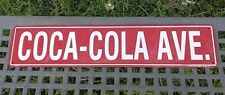 Vintage 1996 Coca Cola Ave. Metal Street Sign ~ 24