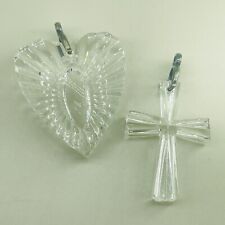 Waterford Crystal Heart & Cross Lot picture