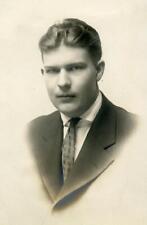NT513-B Vintage Photo YOUNG HANDSOME MAN PORTRAIT c Early 1900's picture