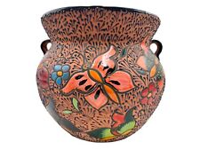 Talavera Michoacana Planter Pot Mexican Pottery Hand Painted Home Decor 15