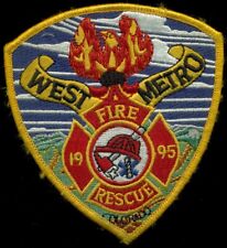 West Metro Fire Rescue Colorado Patch PDF picture