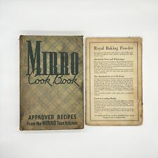 Mirro Cookbook Approved Recipes from the Mirro Test Kitchen 1937 Hardcover -USA picture