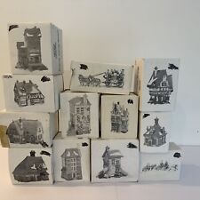 Dept 56 Heritage Village Collection Dickens’ Village Series Lot Of 7 picture