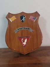 RARE VINTAGE VIETNAM ERA USMC Marine Aircraft Group 13 (MAG 13) WOOD PLAQUE picture
