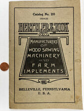 1924 Hertzler & Zook Catalog Wood Sawing & Farm Equipment Tools Belleville PA picture