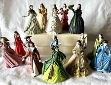 Lot/15 Franklin Mint Gone With the Wind Scarlett Portrait Sculpture Collection picture