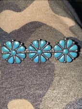 Native Turquoise Flowers Brooch picture