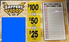 NEW pull tickets Zappers .50  Flash- Seal Card Tabs picture