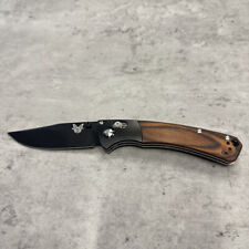 ~New Benchmade Mini 15085*Crooked River Custom Black CPM-S30V Folding Knife picture