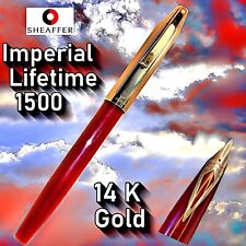 Sheaffer Imperial LIFETIME Fountain Pen 1500  14K M 50th ANNIVERSARY 1963 Hybrid picture