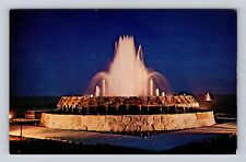 AZ-Arizona, Central Fountain Memorial, Antique, Vintage Souvenir Postcard picture