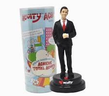 Acuity Insurance Talking Agent Figure With Box, In Preowned Condition As Found. picture