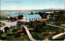 Vintage Postcard Bay Beach Green Bay WI Wisconsin  1913                    I-437 picture