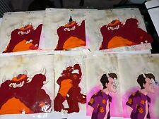 GHOSTBUSTERS animation cels WHOLSALE DAMAGE LOT Vintage Cartoons 80’s Toys I14 picture