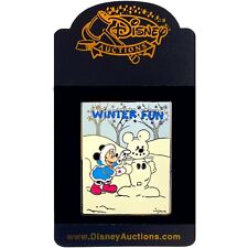 Minnie Mouse Winter Fun *RARE* PROTOTYPE Pin Disney Auctions P.I.N.S. COA NOC picture