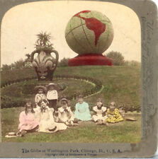 ILLINOIS, Chicago, The Globe at Washington Park--Underwood Stereoview B104 picture