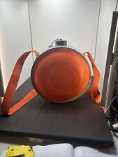 Vtg 4 Quart Oasis Canteen Orange W/ Shoulder Harness picture