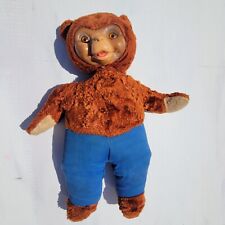 VINTAGE 1950s SMOKEY THE BEAR RUBBER FACE 16’’ IDEAL PLUSH ANIMAL  picture