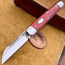 ✨Northwoods Knives Bear Lake GEC Great Eastern Cutlery Red Linen Micarta Knife picture